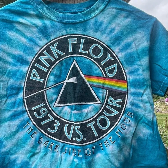 Pink Floyd Tye Dye Crop Top - Picture 2 of 5